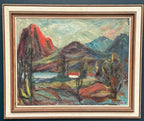 “Hut Between Hills” by B. Elvsfedt
