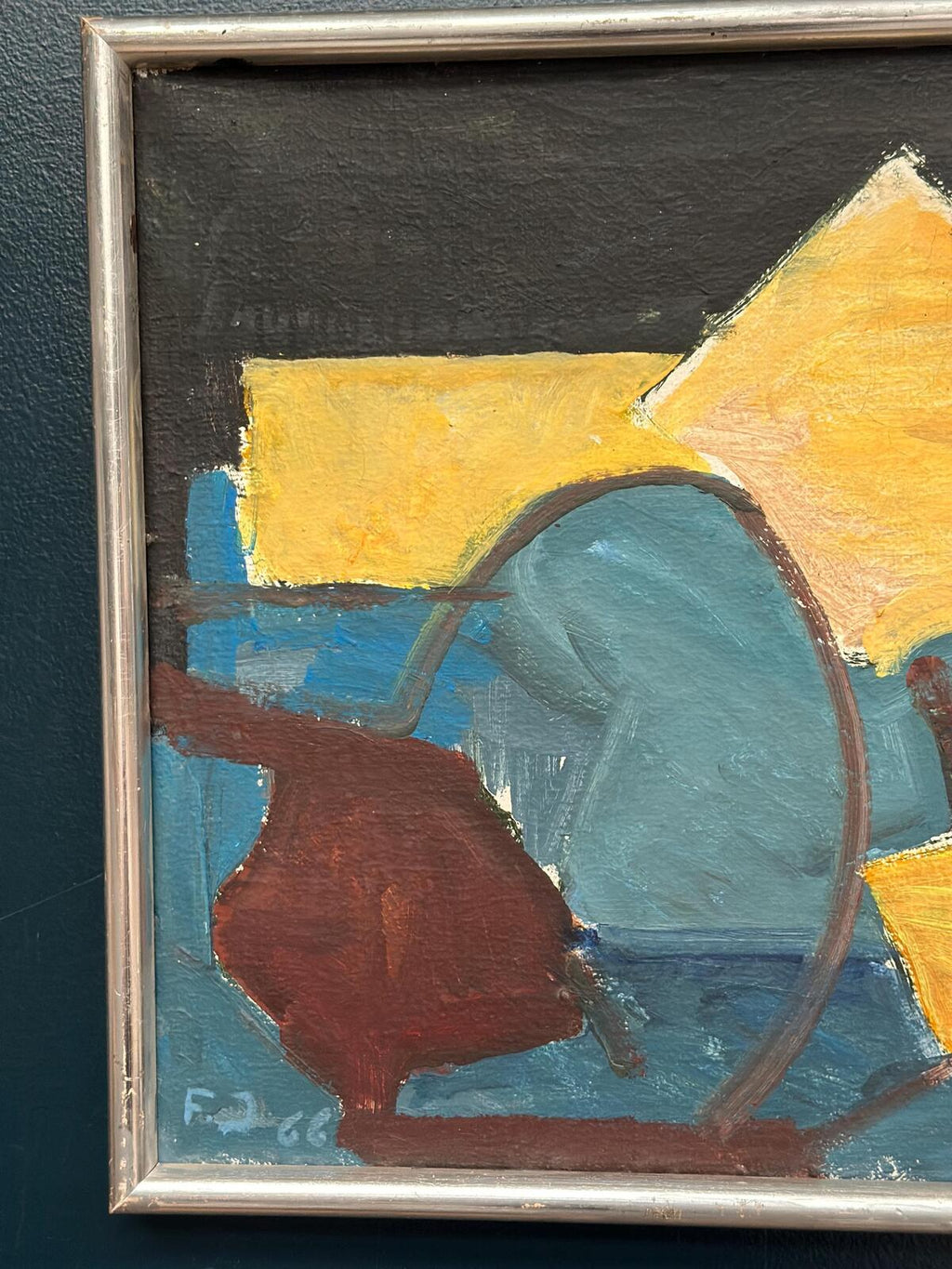 “Abstract Composition” – Dated 1966