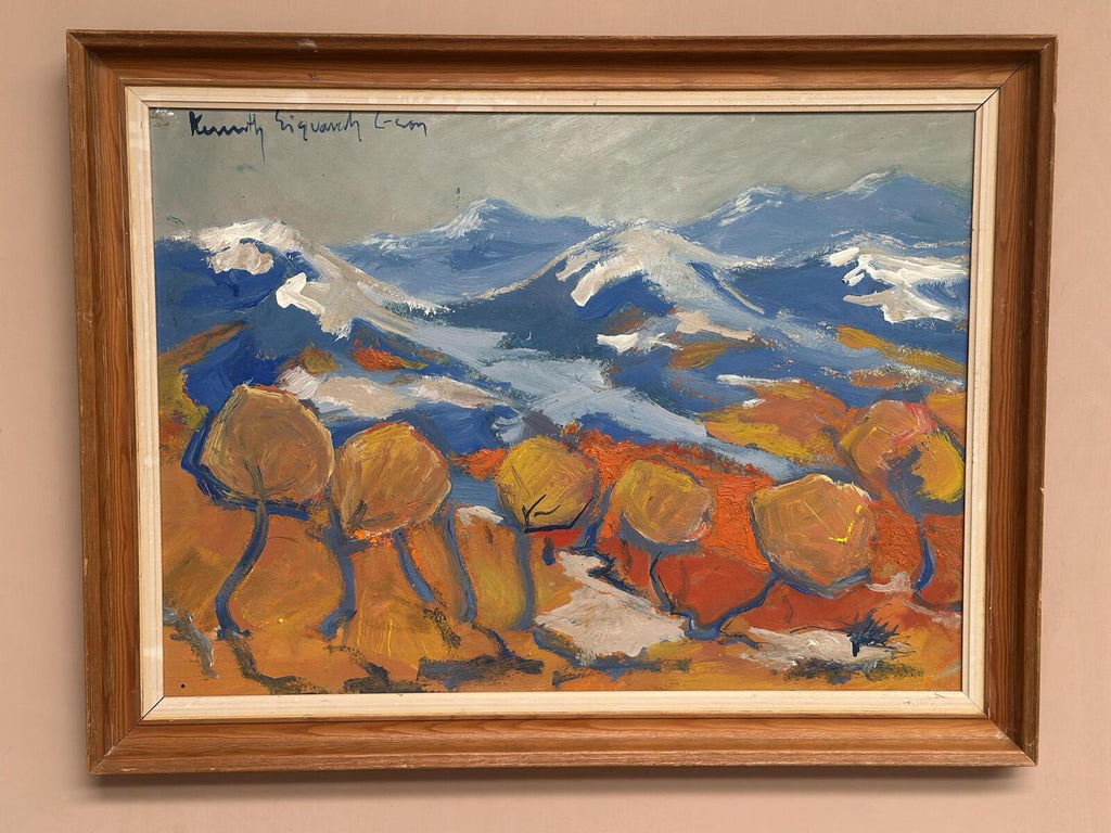 “Trees and Mountains” by Kenneth Sigvard