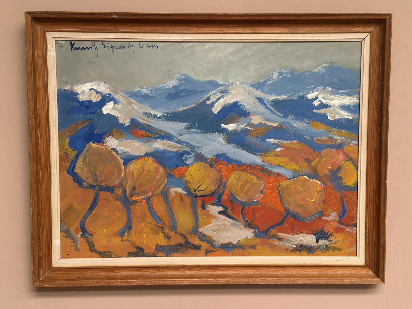 “Trees and Mountains” by Kenneth Sigvard