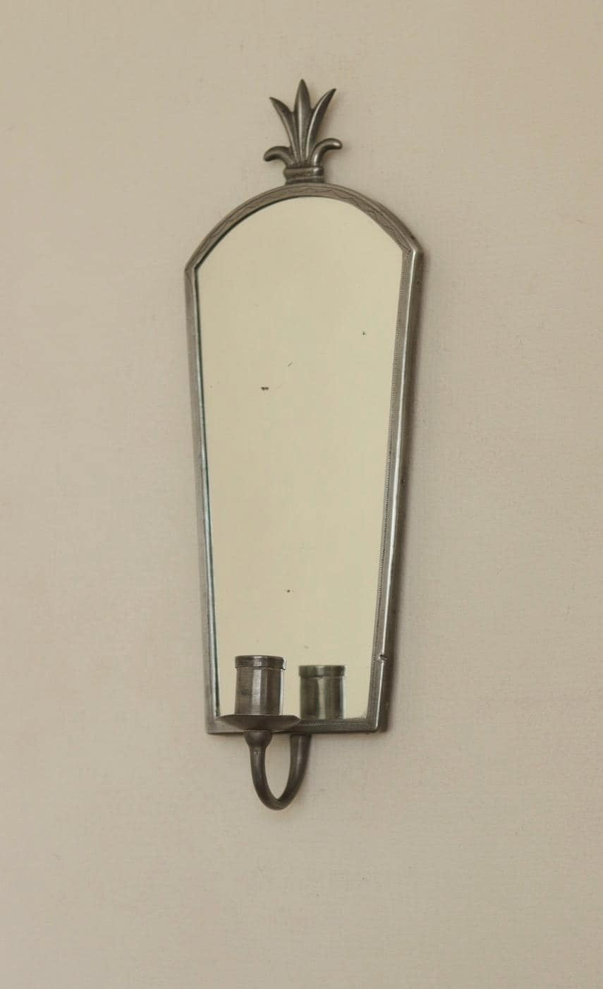 1926's Pair of Early Century Swedish Grace style sconces by  Nils Erik NORDSTRÖMS TENNVERKSTAD