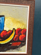 “Still Life with Fruits and Vase” by Rollo