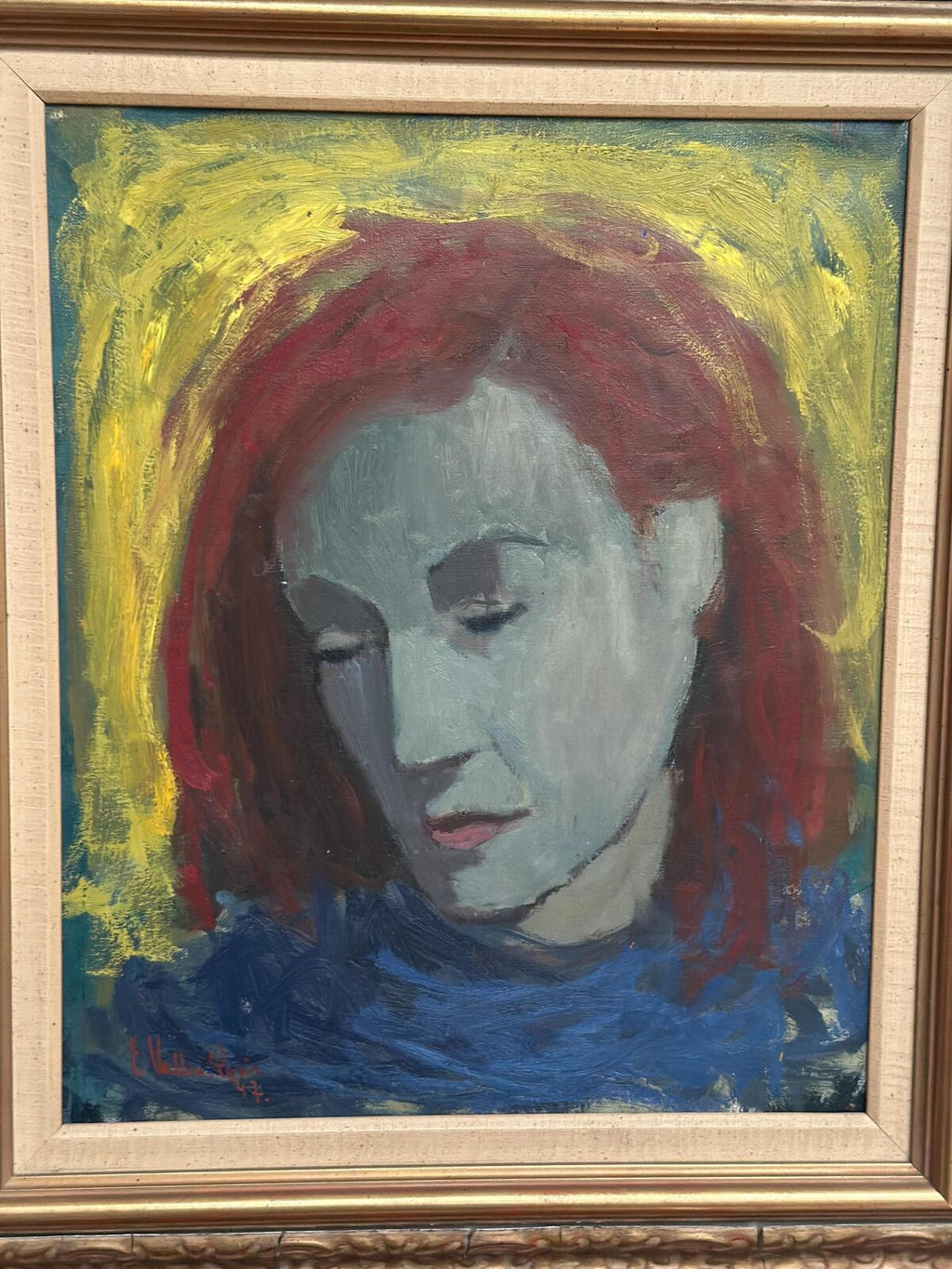 “Woman with Red Hair” by Erik Walter Persson