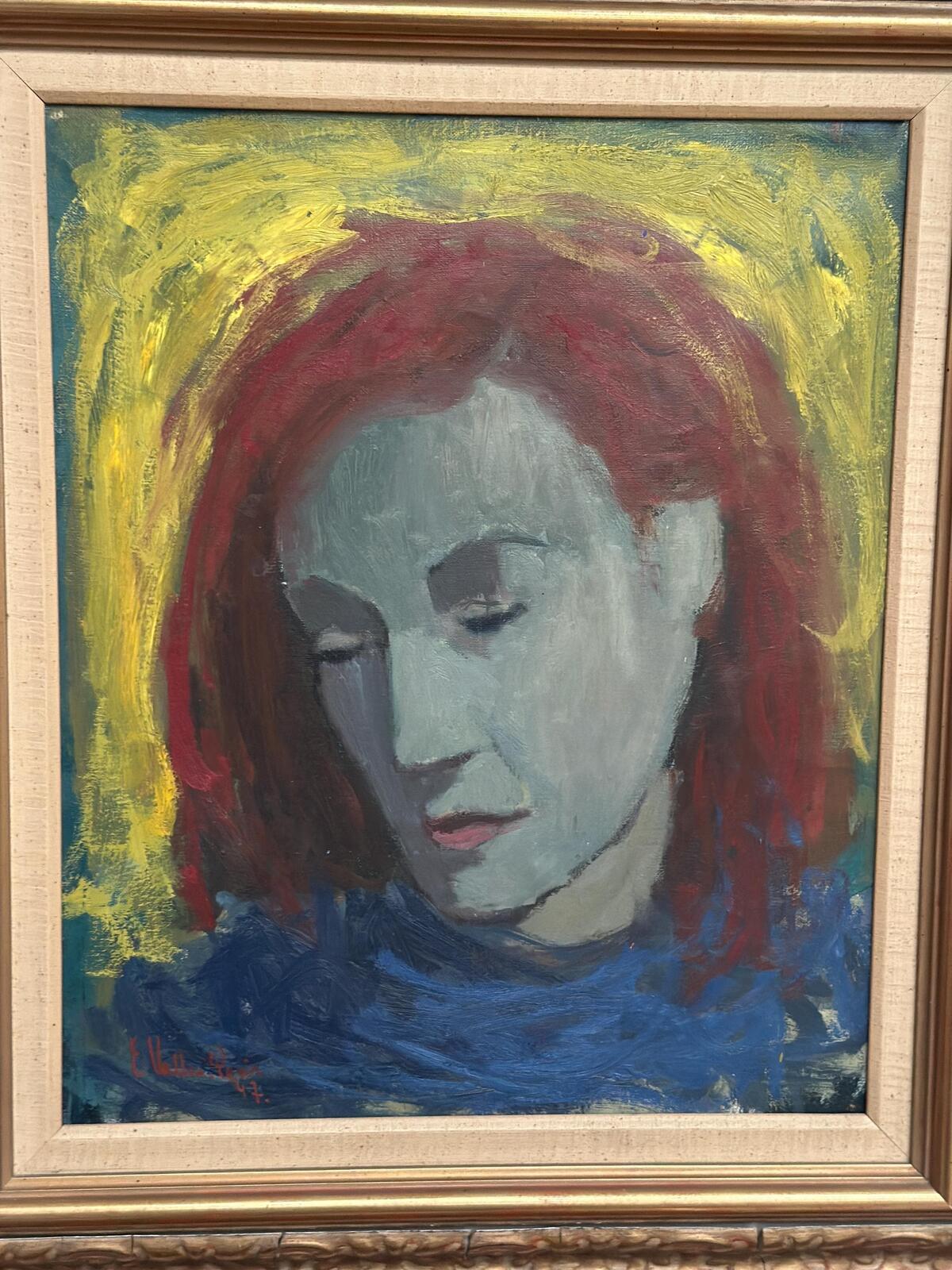 “Woman with Red Hair” by Erik Walter Persson