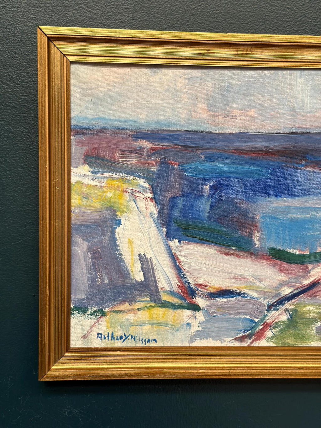 “Coastal Landscape” by Arthur Y. Nilsson
