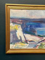 “Coastal Landscape” by Arthur Y. Nilsson