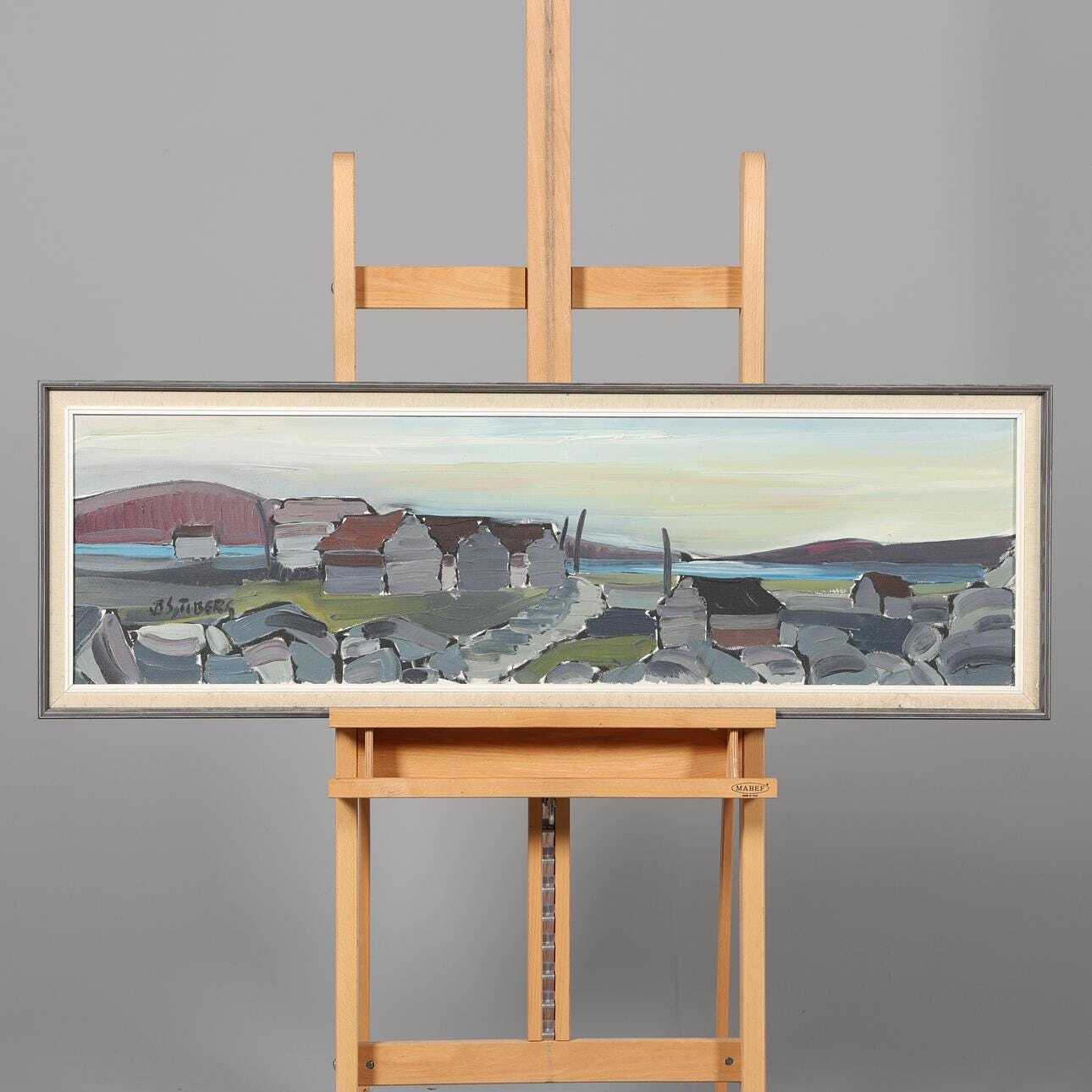 “Coastal Village” by Bo Sjöberg