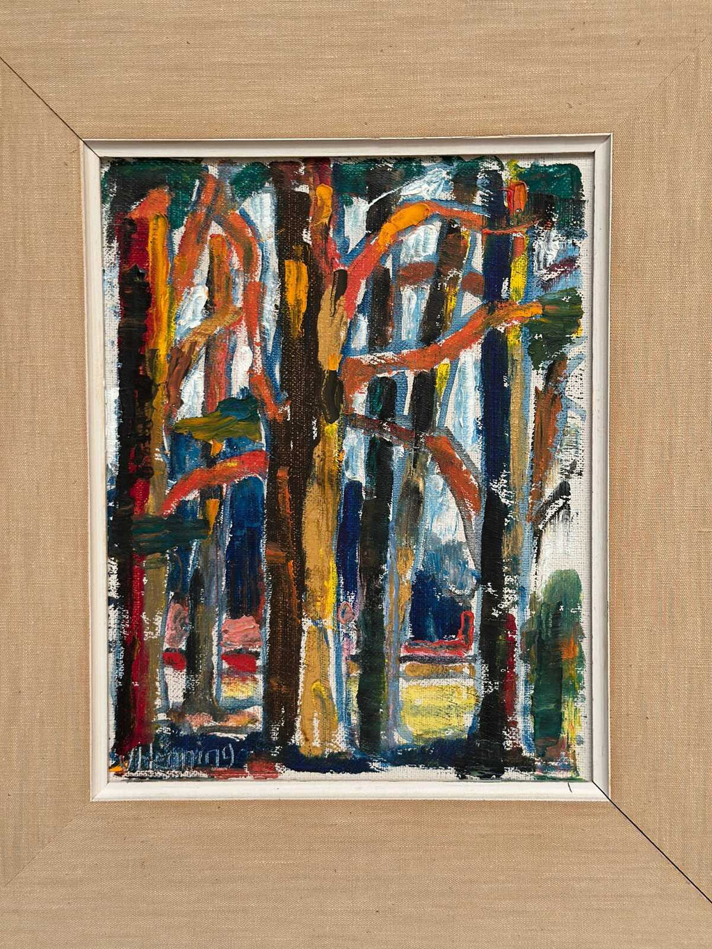 "Tree Trunks" by Wilhelm Henning