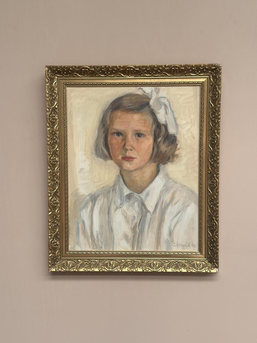 “Portrait of a Girl” by P. O. Linquist