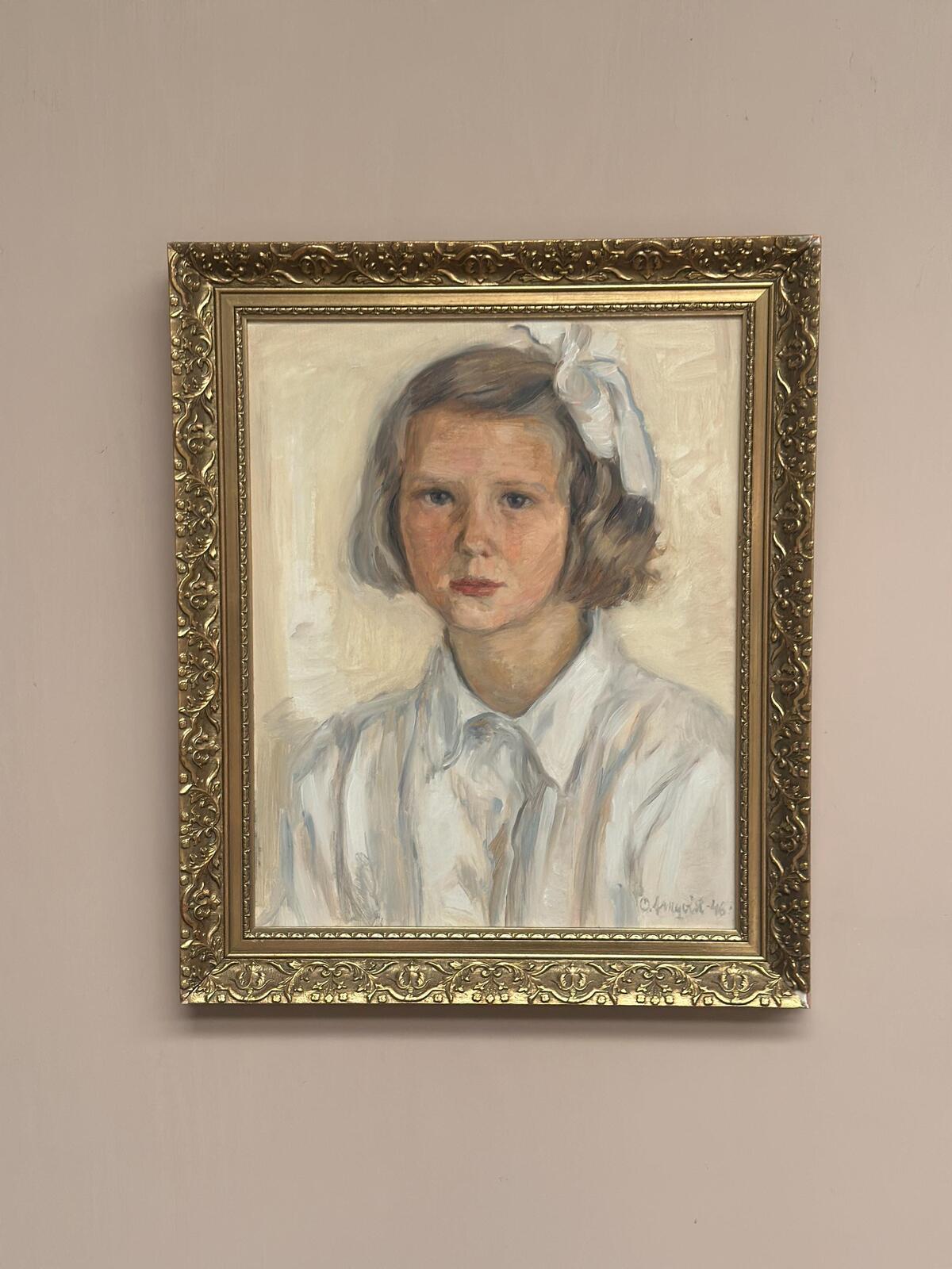 “Portrait of a Girl” by P. O. Linquist