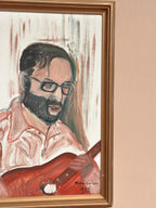 “Musician with Guitar” by Karin Larsson