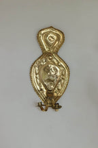 Baroque Style  Mid-Century Brass Swedish Sconces