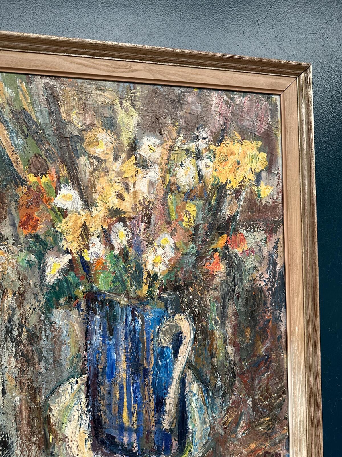 “Flowers in Blue Vase” by Sven Age