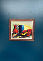 “Still Life with Fruits and Vase” by Rollo