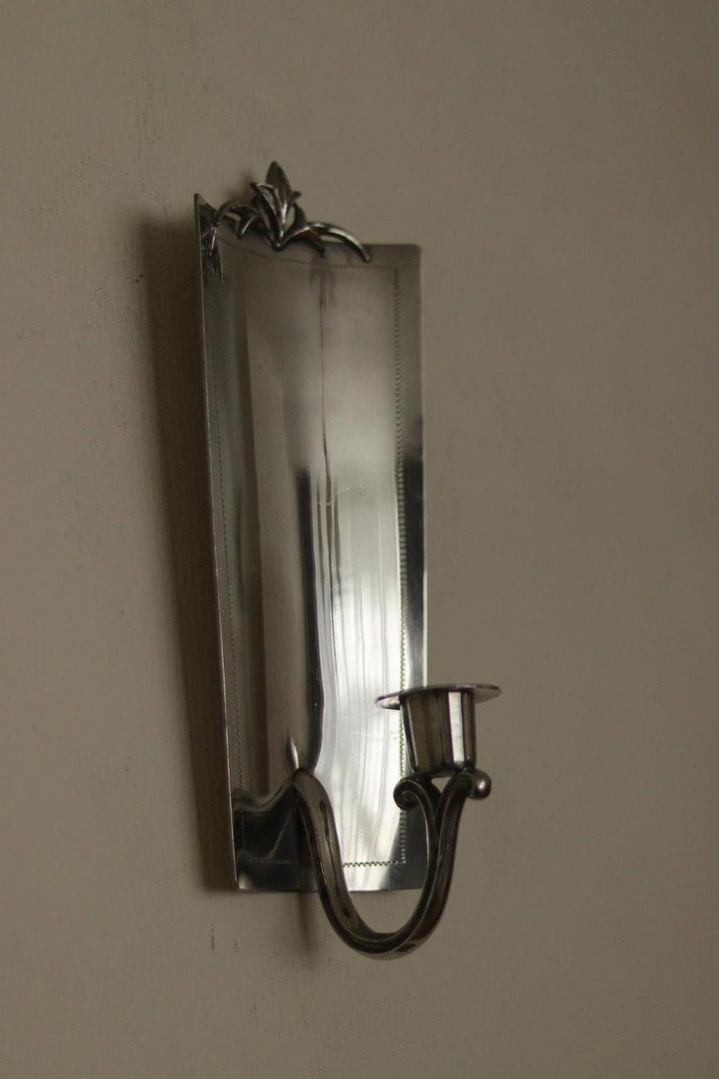 Pair of Mid Century Swedish Pewter Sconces by Svenskt Tenn