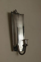 Pair of Mid Century Swedish Pewter Sconces by Svenskt Tenn