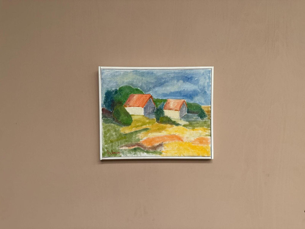 “Landscape with Barns” by Ulla Jansson