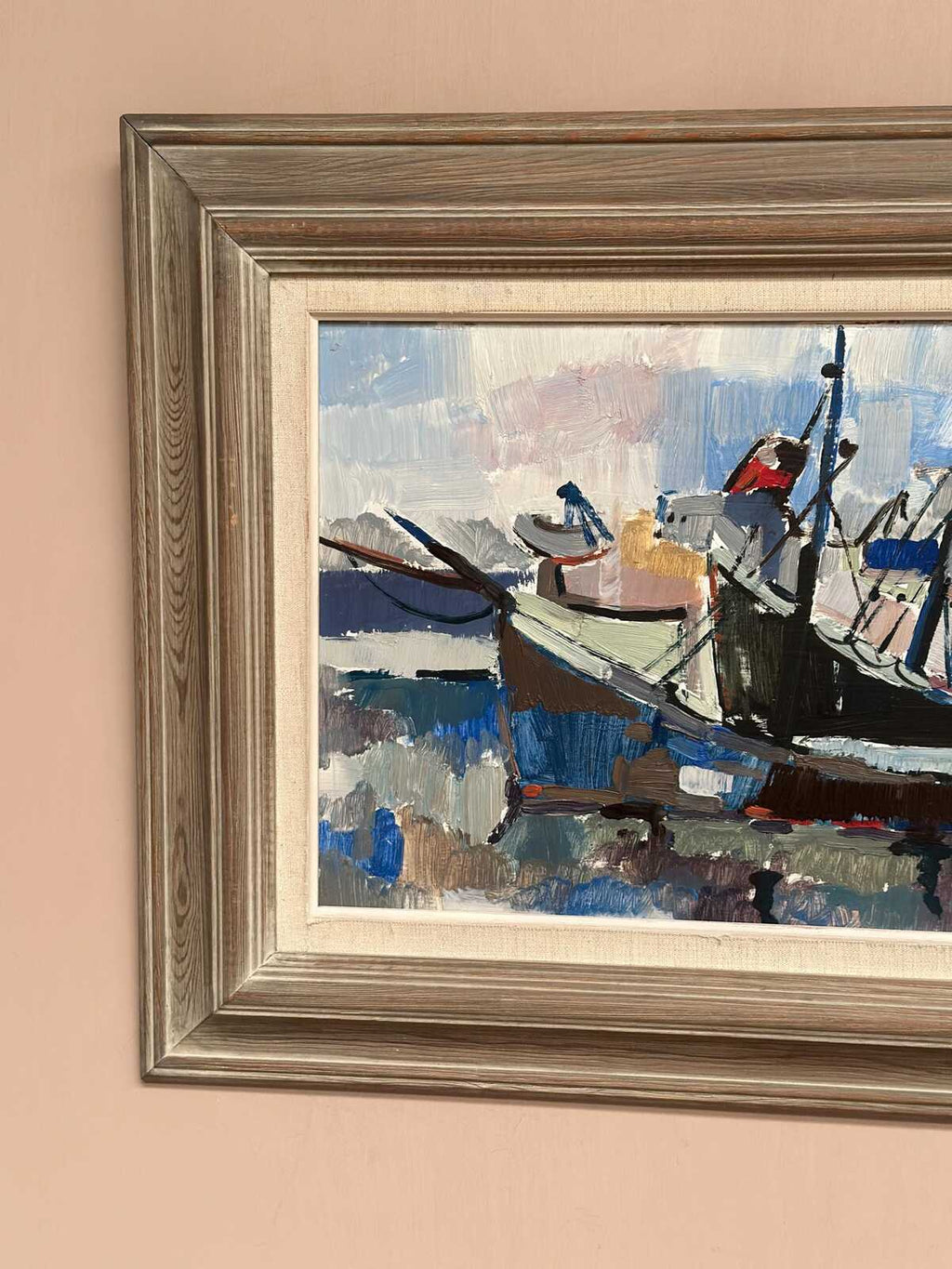 “Marine Scene” attributed to Gösta Stawåsen