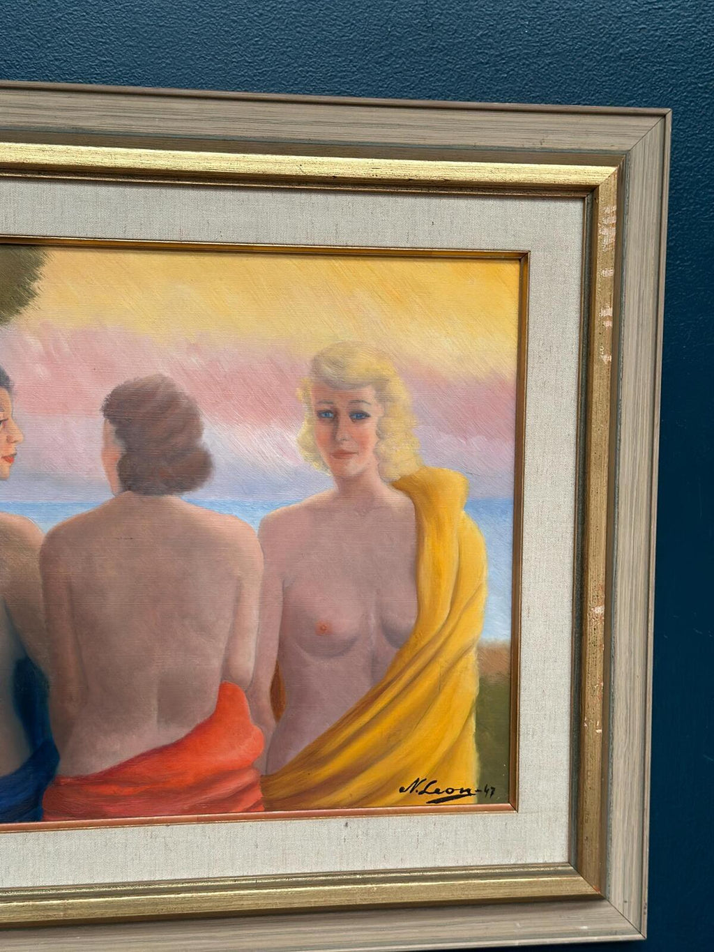 “Three Women” by N. Leon (1947)