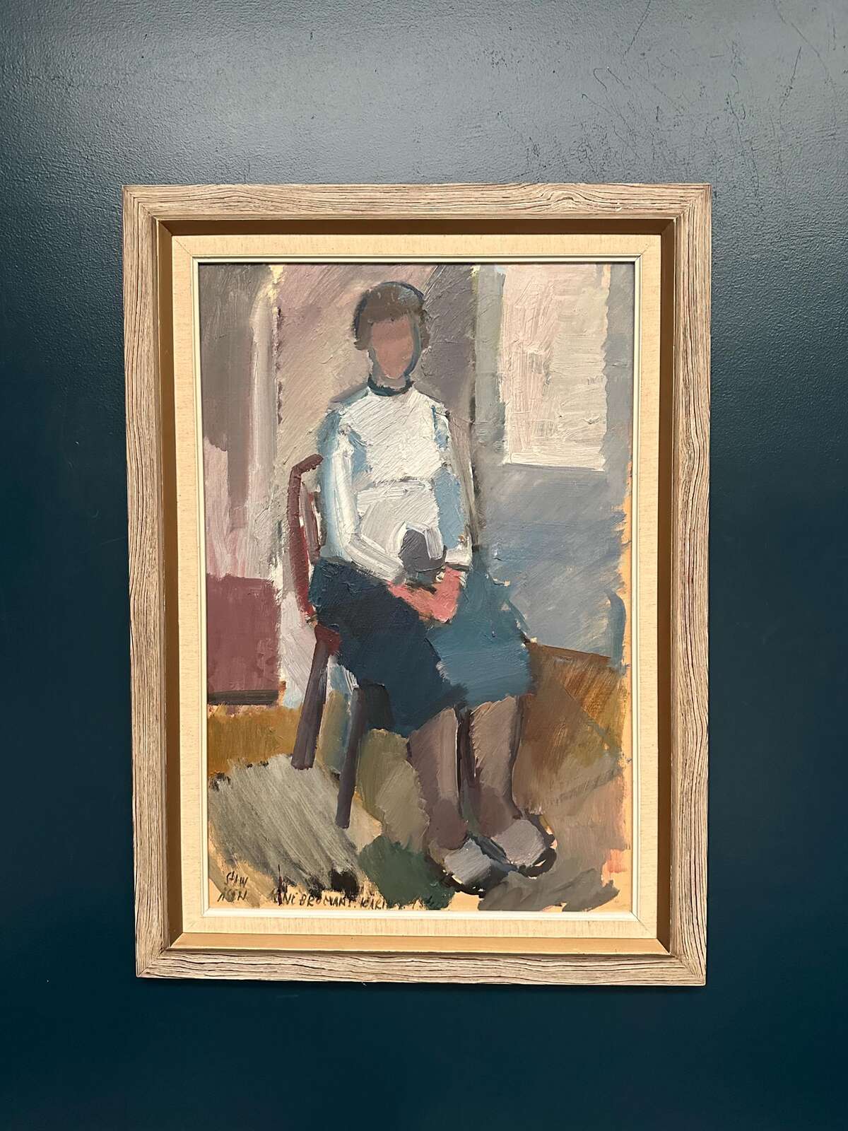 “Seated Woman” by Gösta Stawåsen