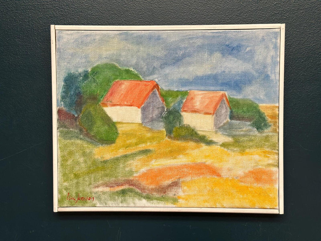 “Landscape with Barns” by Ulla Jansson