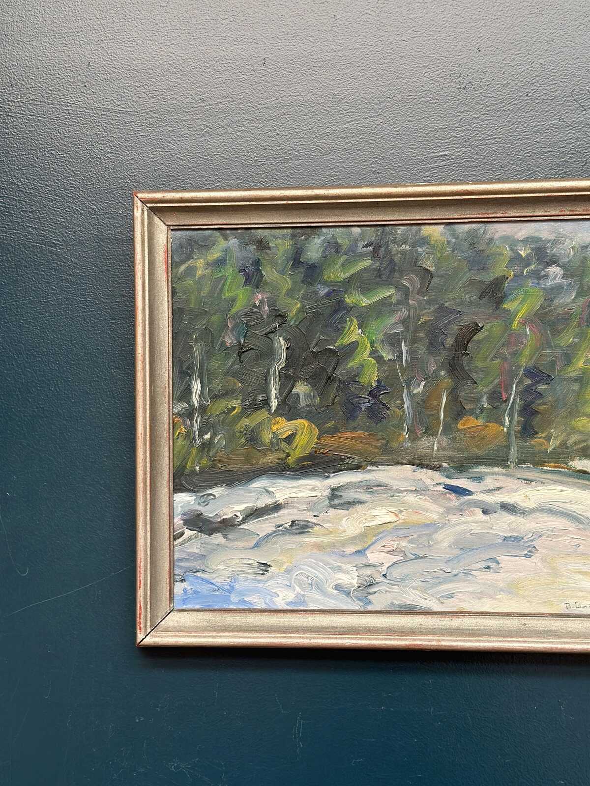 “Vinterlandskap” by Bertil Lindecrantz