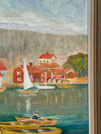 “Coastal Village” by Tage Nillson