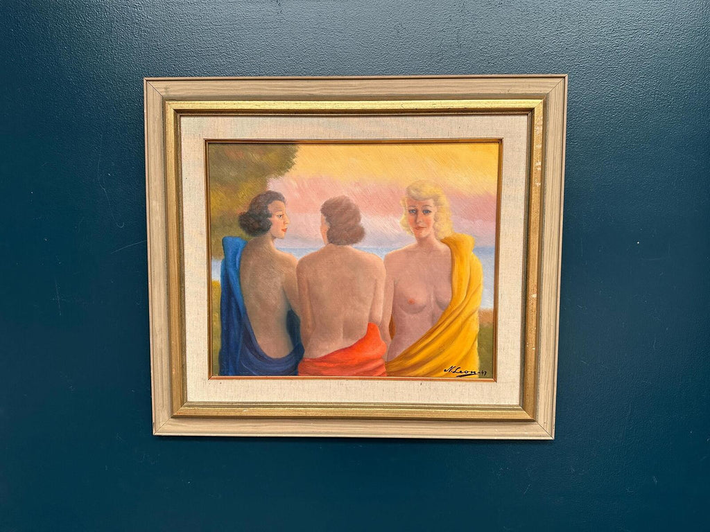 “Three Women” by N. Leon (1947)
