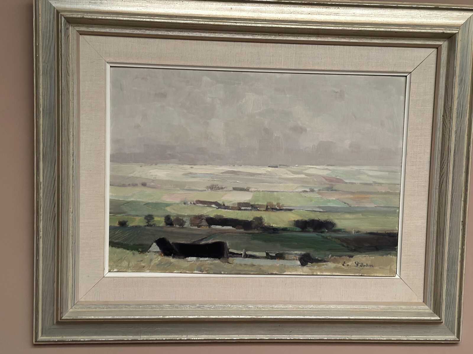 “Scanian Landscape” by Evert Färhm (1901–1971)