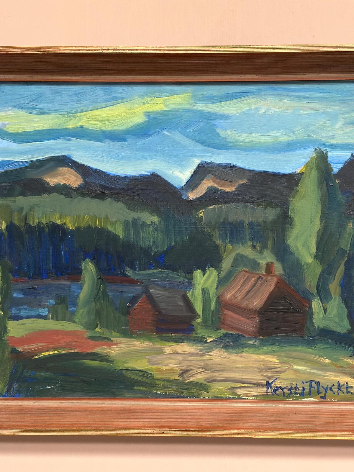 Mountain Landscape by Kerstin Flyckt