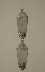 Pair of Mid Century Swedish Pewter Sconces by Svenskt Tenn