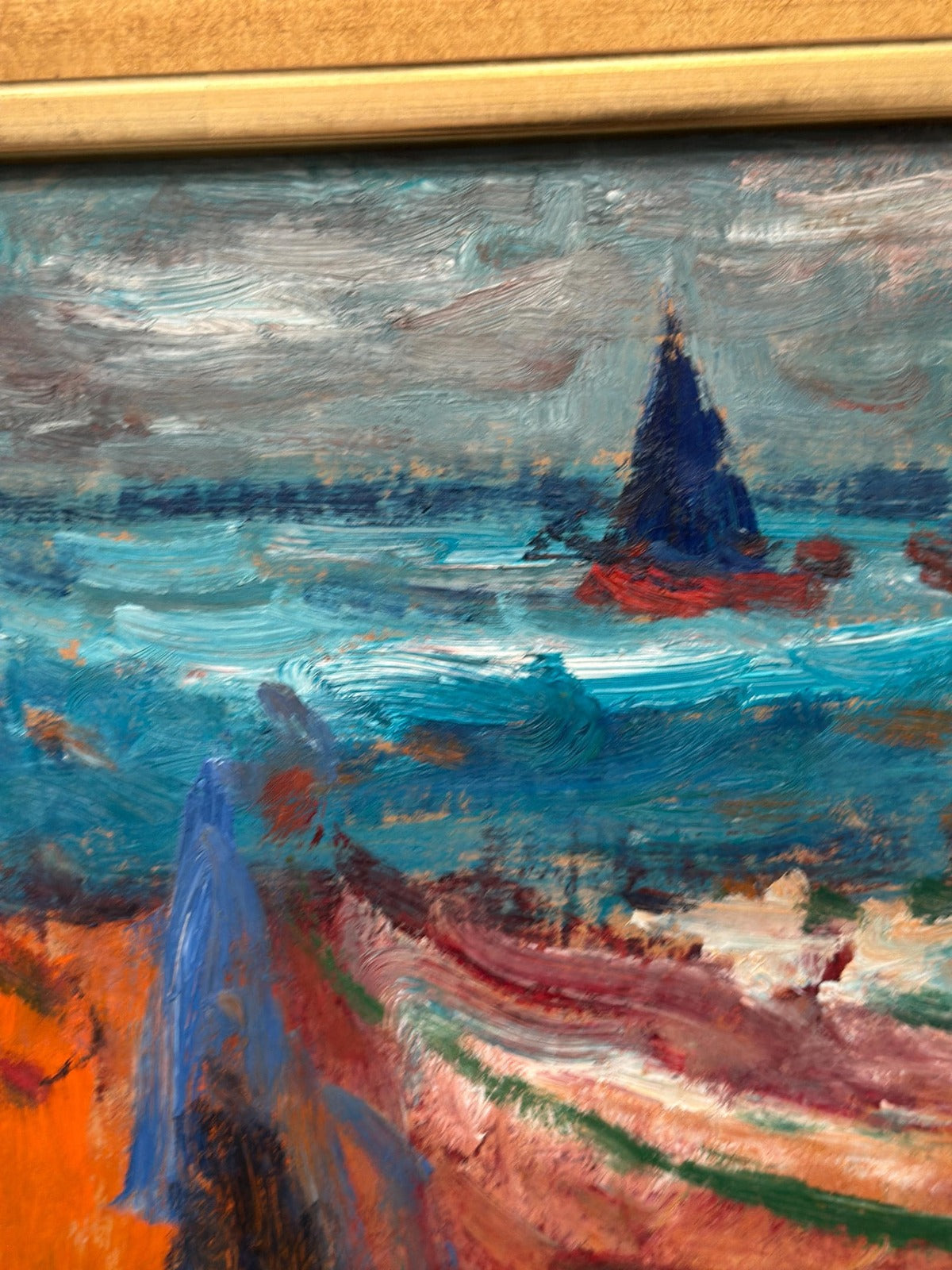 “Coastal Landscape with Fishermen and Boats” by Eric With