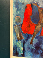 “PRÆSENTATION I BLÅT” by Marino Marini