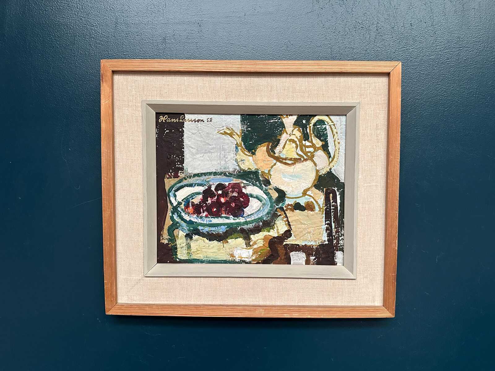 “ Fruits and Teapot” by Hans Larsson