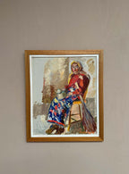 “Woman with Broom and Teapot” by Svan Wallquist