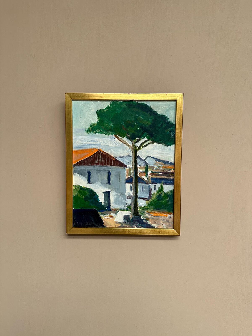 “Tree by the House” by L. Niklasson