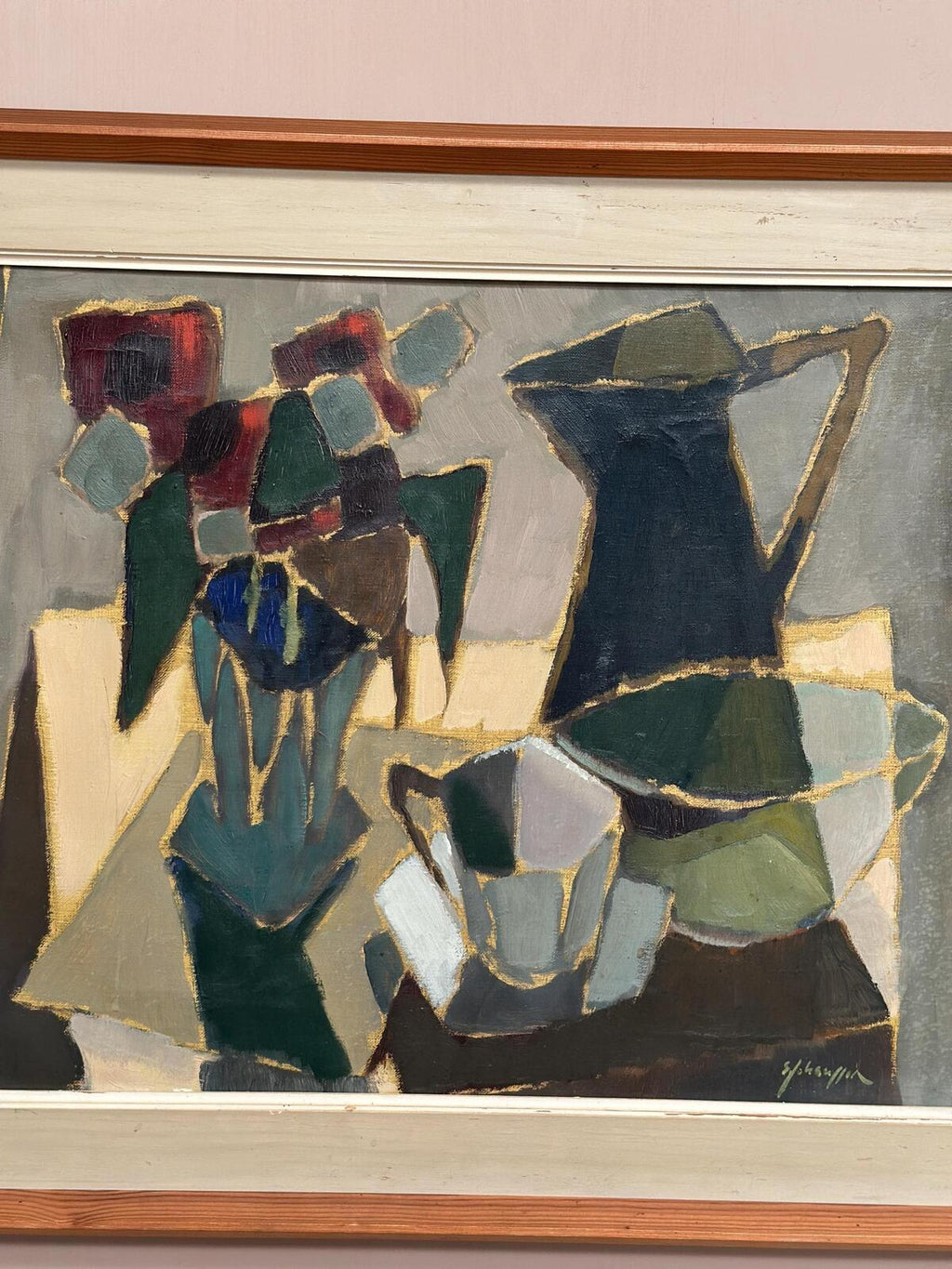 “Cubist Still Life” by Sven Johansson (1916–1990)