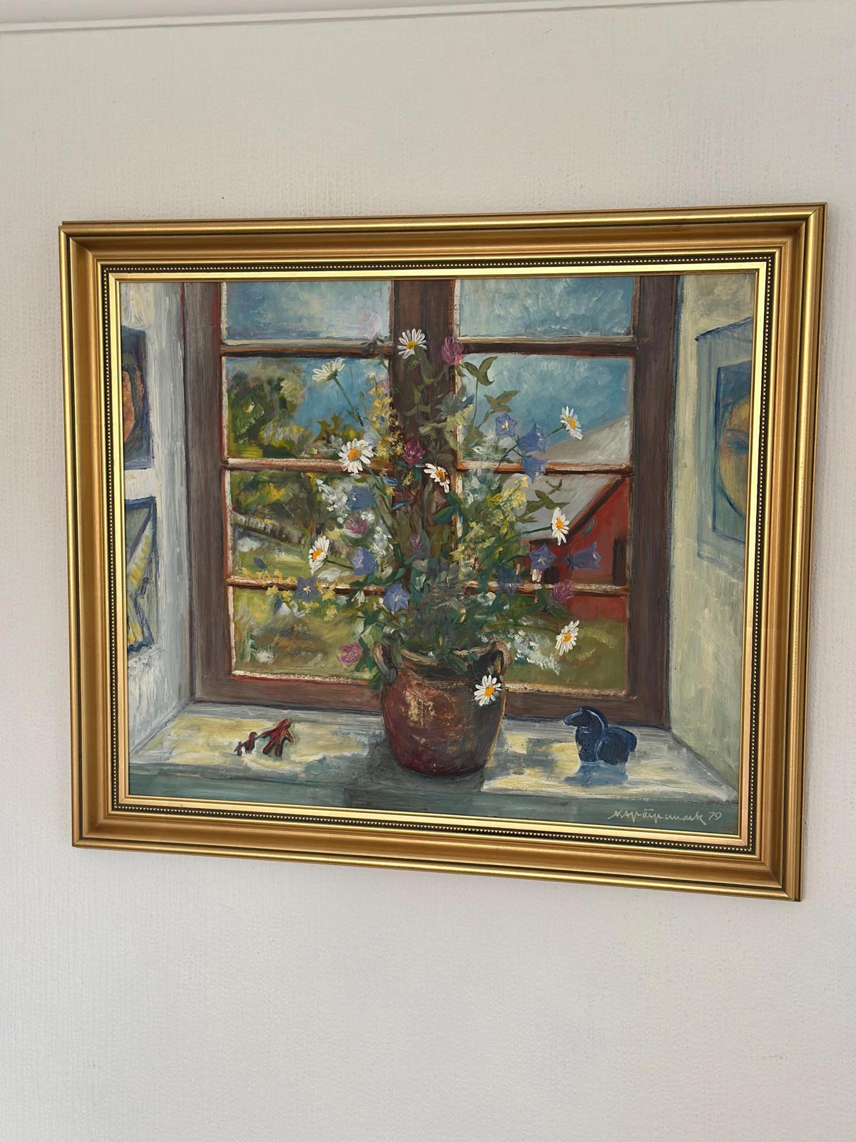 “Flowers by the Window” by Kaj Järpemark
