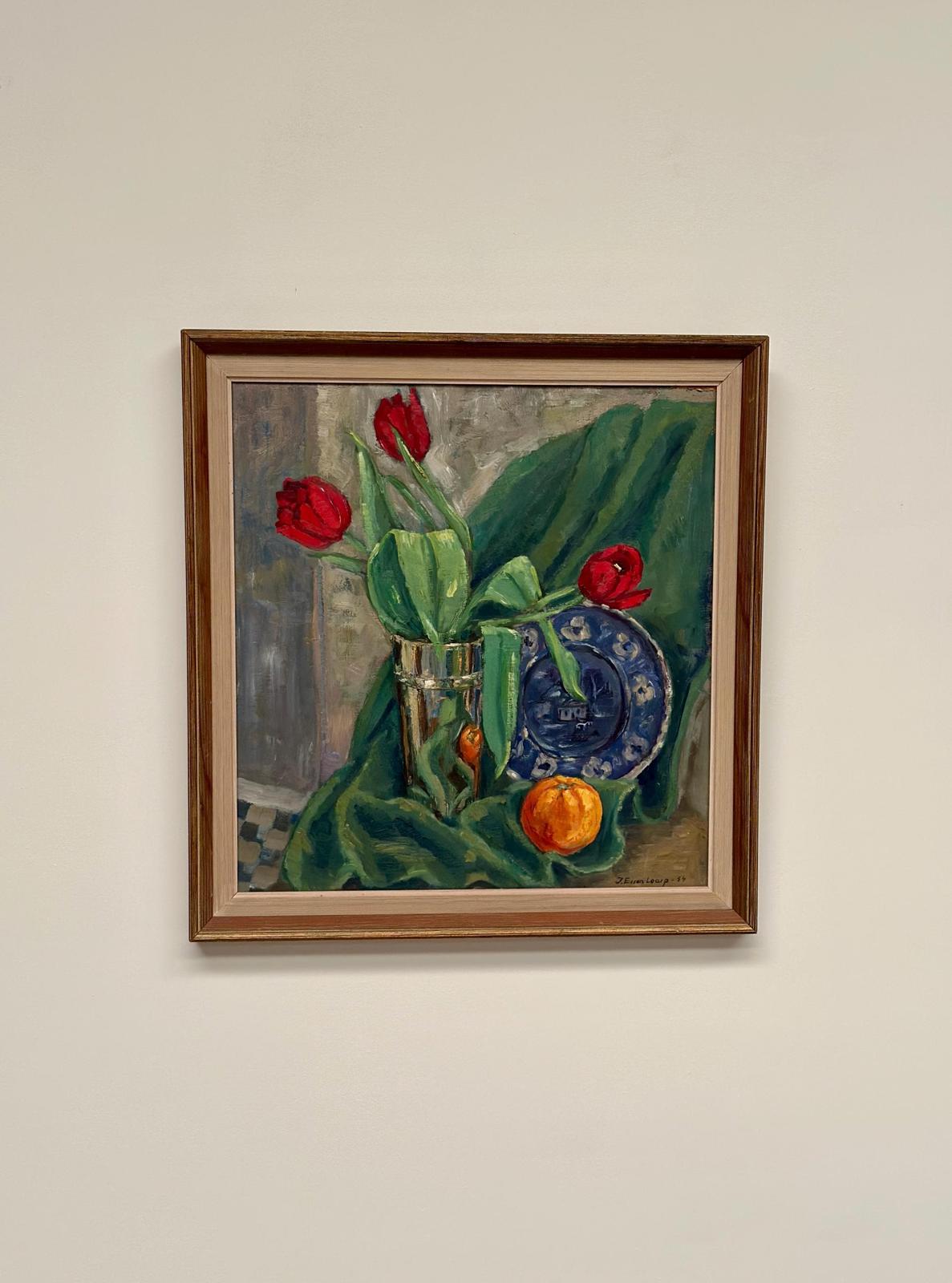 “Still Life with Tulips” by J. Essen Loarp