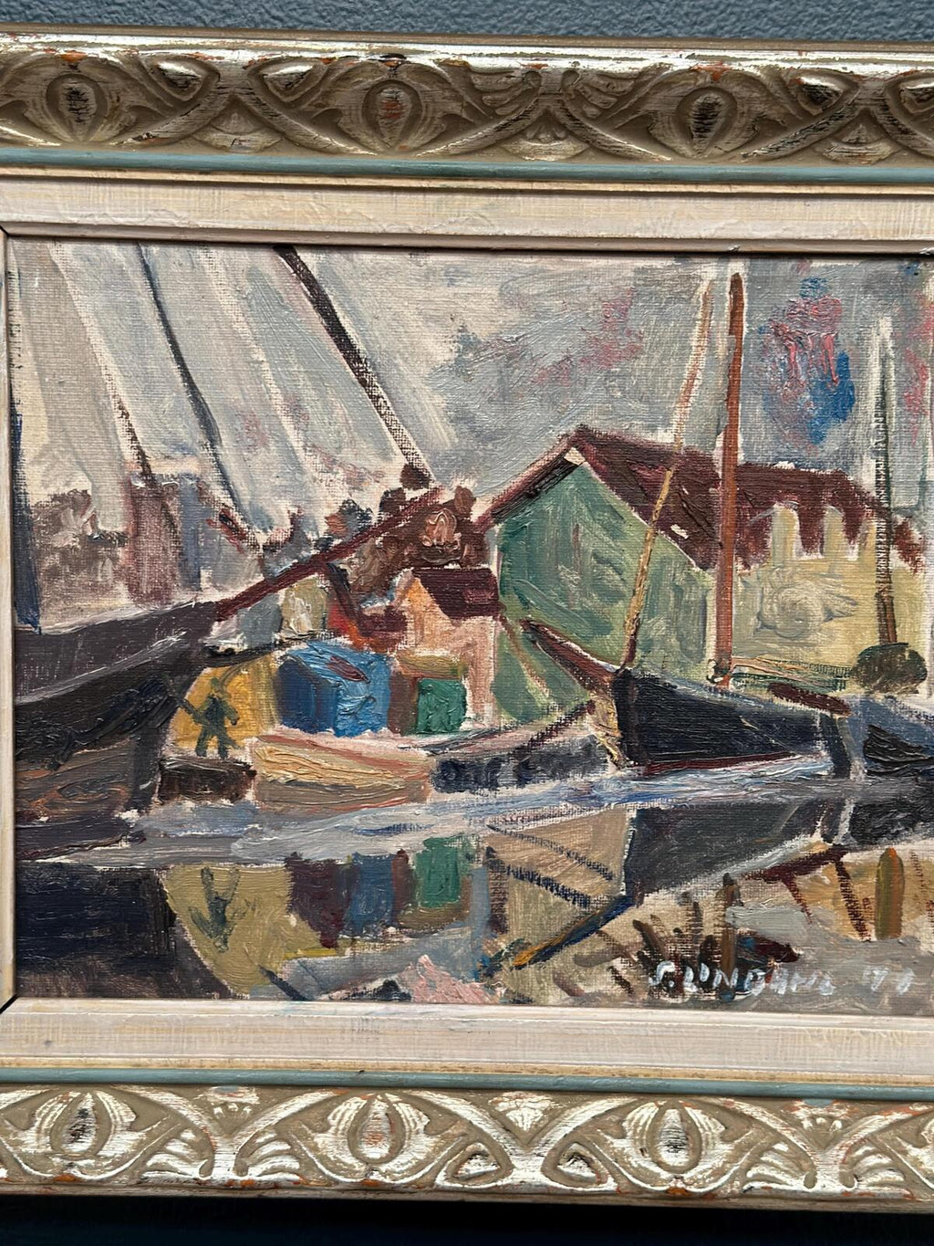 “Harbour Scene” by Sten Lindahl