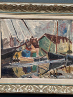 “Harbour Scene” by Sten Lindahl