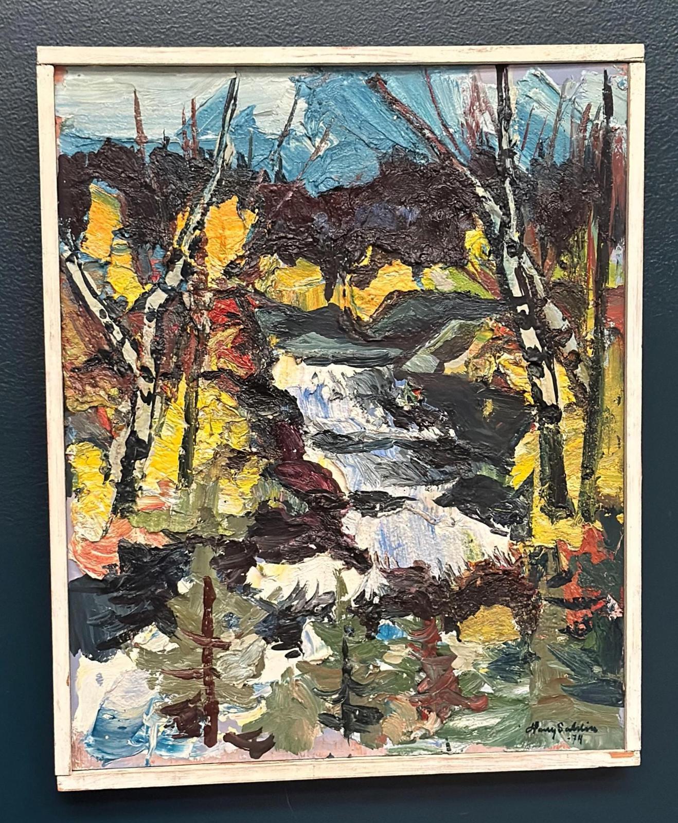 “Autumn Waterfall” by Harry Sahlin