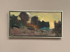 “Landscape with Blue Hut” by Arne Aspelin