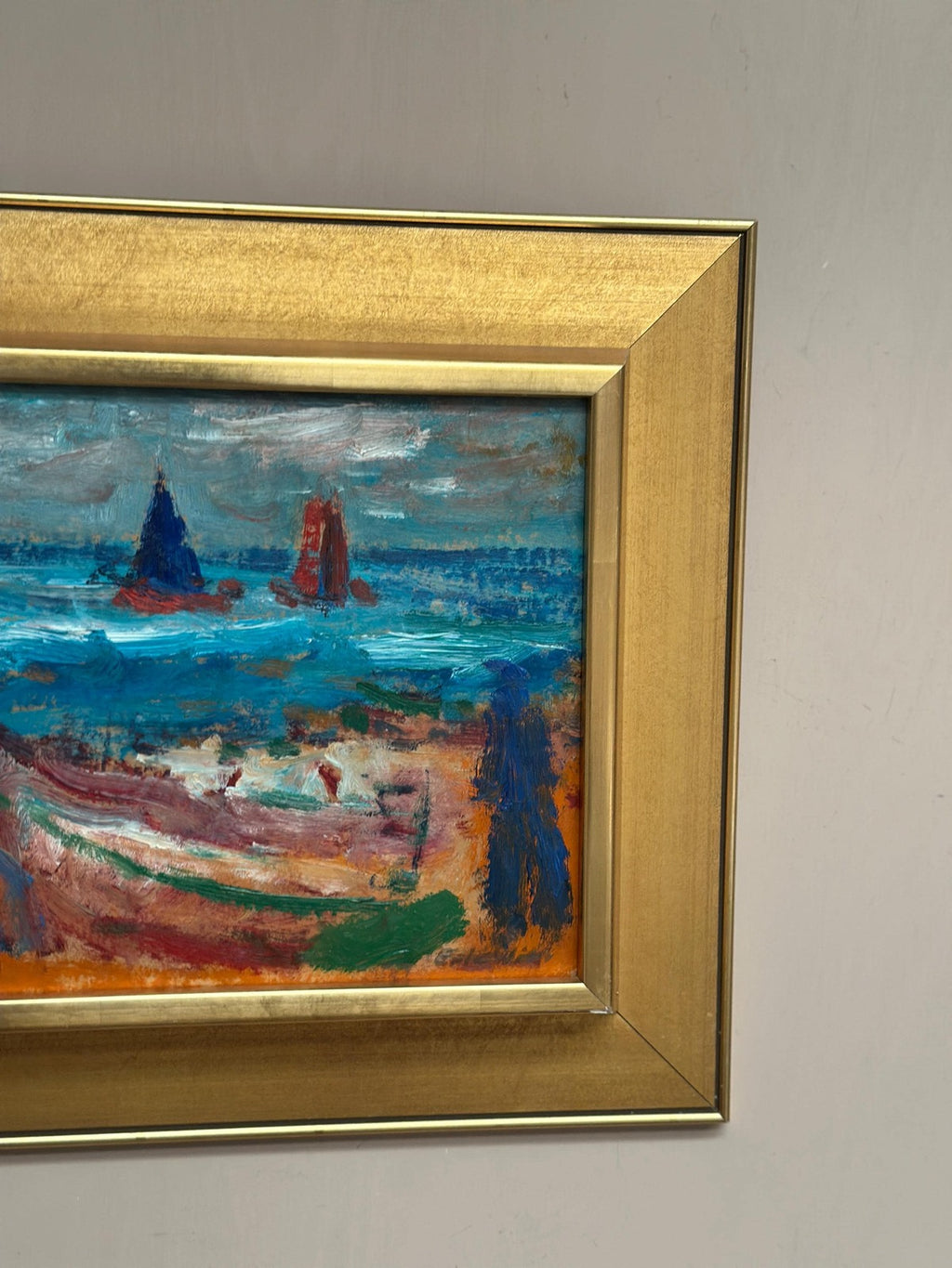 “Coastal Landscape with Fishermen and Boats” by Eric With
