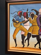 “Dancing Figures with Instruments” by R. Shaw