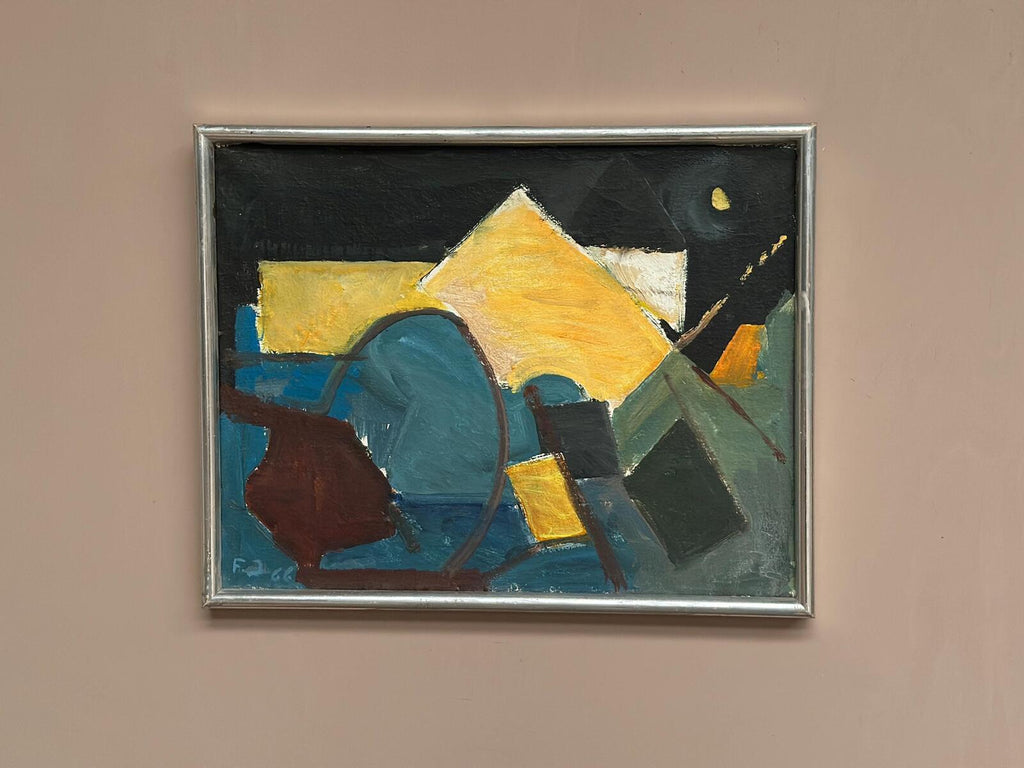 “Abstract Composition” – Dated 1966