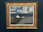 “Coastal Motif with Houses” by Egon Møldrup
