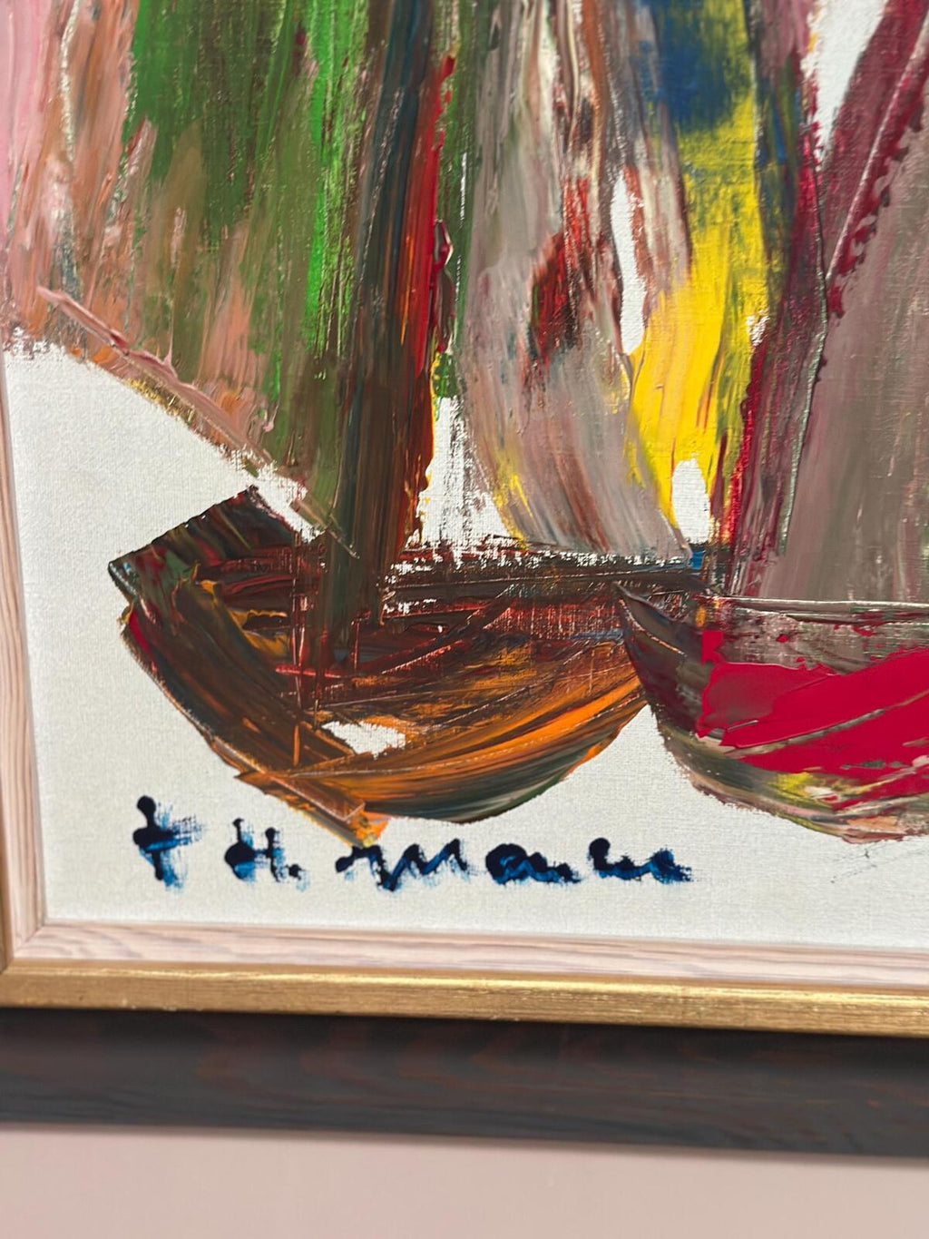 “Sailboats” by Helmut Mantel