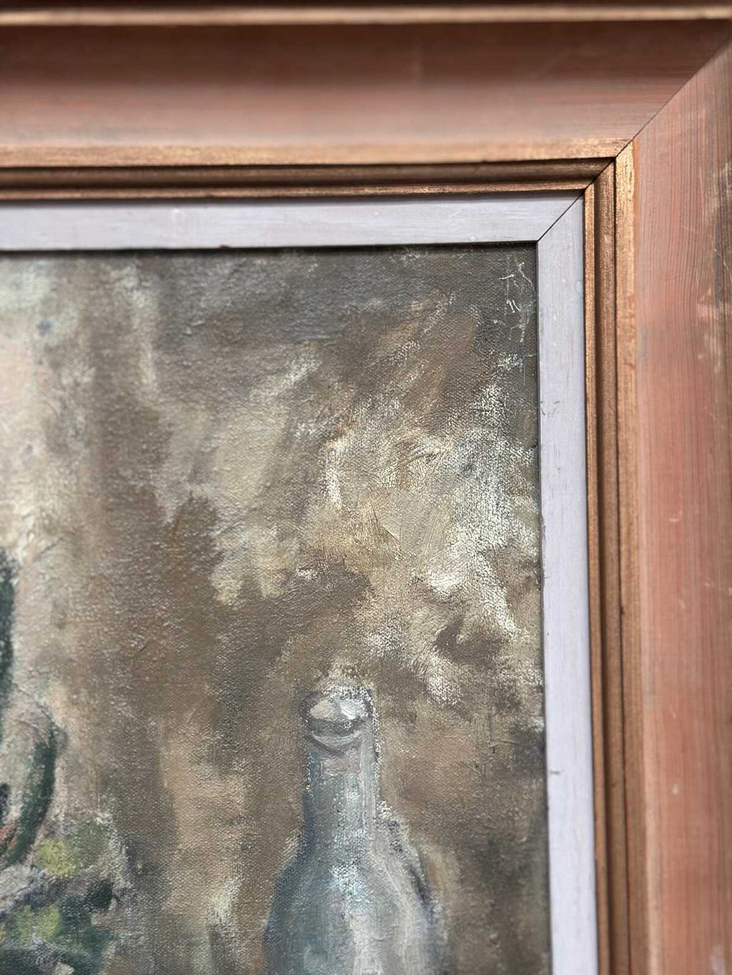 “Still Life with Glass Bottle” by Lars Falk