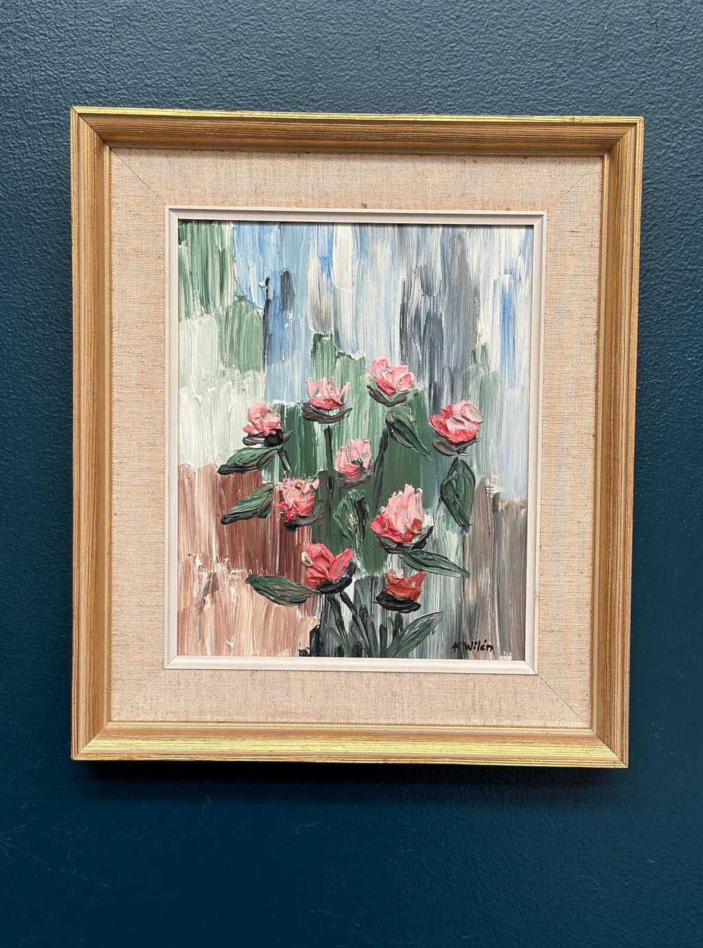 “Floral Impasto” by A. Wilén